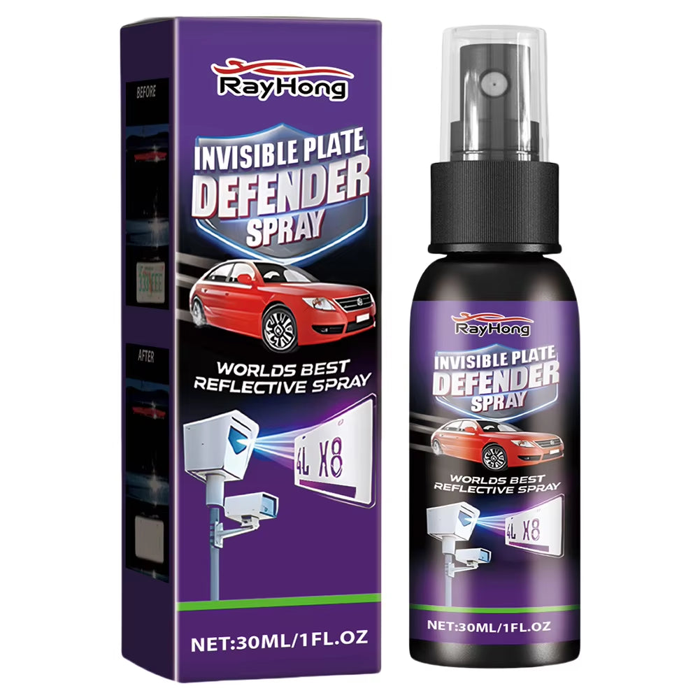 30/60Ml Stealth Plate Defender Long Lasting Invisible Defence Sprayer Effective Plate Defender Spray for Interior & Exterior Use