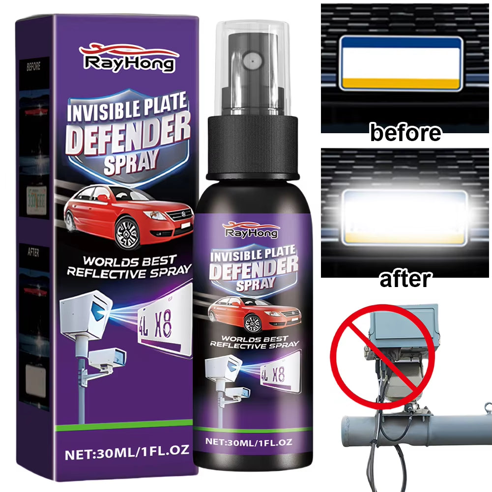 30/60Ml Stealth Plate Defender Long Lasting Invisible Defence Sprayer Effective Plate Defender Spray for Interior & Exterior Use