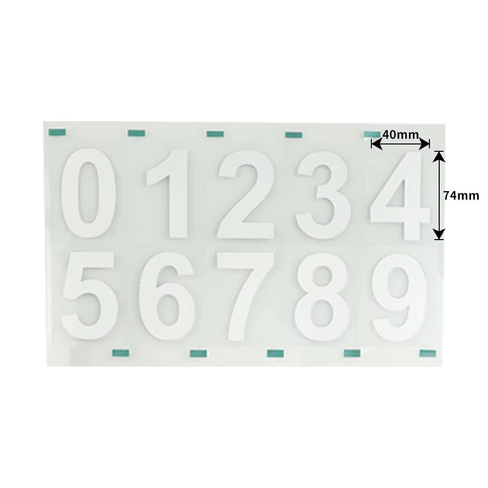 License Plate Number Reflective Invisible Digital Sticker