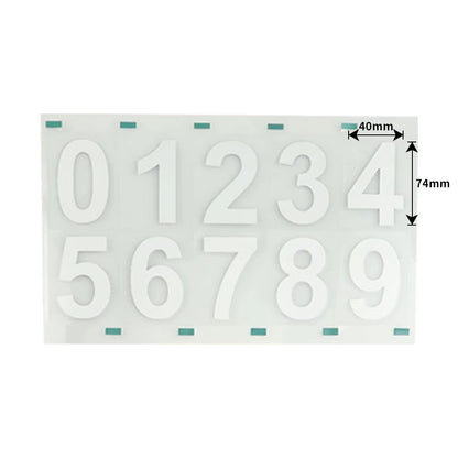 License Plate Number Reflective Invisible Digital Sticker