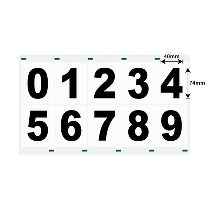 License Plate Number Reflective Invisible Digital Sticker